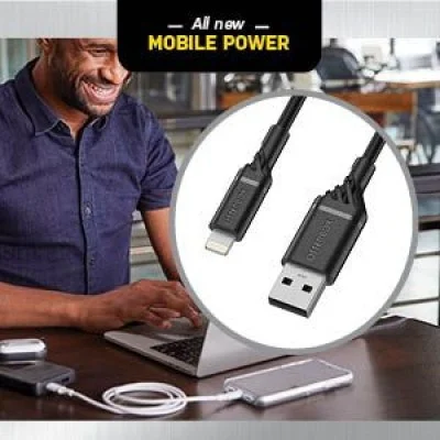 Otterbox Lightning To Usb-A Cable &ndash; Standard 1 Meter - Black